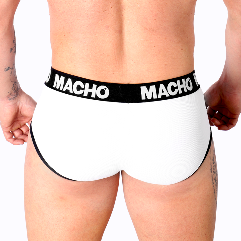 MACHO - MS30BL SLIP BIANCO XL - MACHO UNDERWEAR | Lingerie Harness Boutique