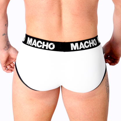 MACHO - MS30BL SLIP BIANCO XL - MACHO UNDERWEAR | Lingerie Harness Boutique