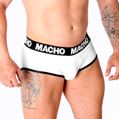 MACHO - MS30BL SLIP BIANCO XL - MACHO UNDERWEAR | Lingerie Harness Boutique