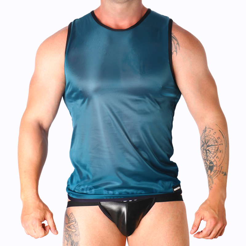MACHO - T-SHIRT VERDE L/XL - MACHO UNDERWEAR | Lingerie Harness Boutique