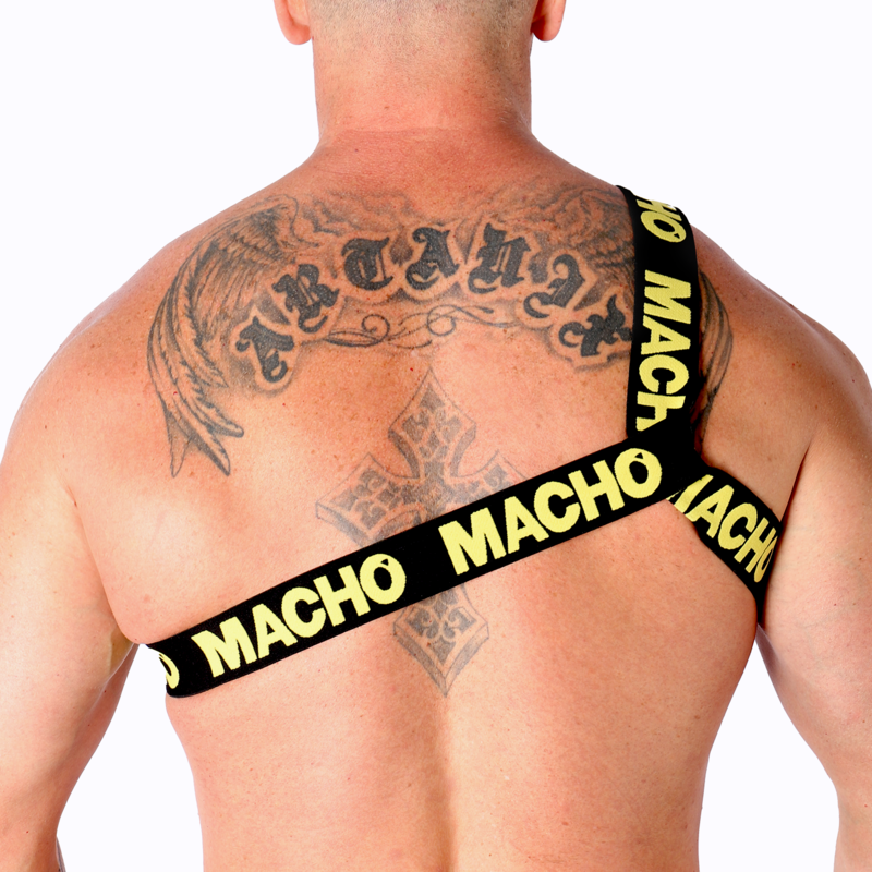 MACHO - PETTORINA ROMANA BIANCA S/M - MACHO UNDERWEAR | Lingerie Harness Boutique