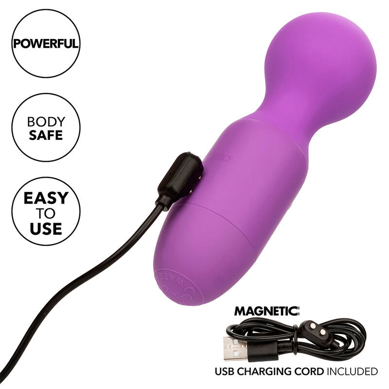 CALEXOTICS - FIRST TIME MASSAGGIATORE RICARICABILE 10 VIBRAZIONI VIOLA - CALEXOTICS | Lingerie Harness Boutique
