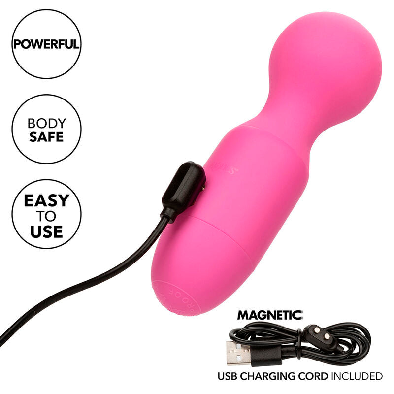 CALEXOTICS - FIRST TIME MASSAGGIATORE RICARICABILE 10 VIBRAZIONI ROSA - CALEXOTICS | Lingerie Harness Boutique