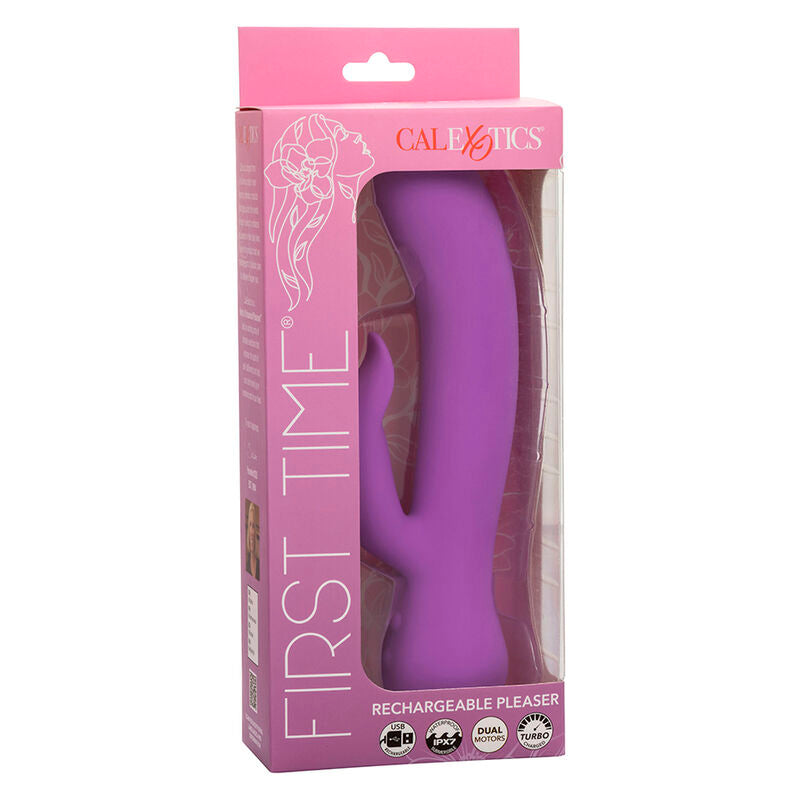 CALEXOTICS - FIRST TIME VIBRATORE PLEASER RICARICABILE VIOLA - CALEXOTICS | Lingerie Harness Boutique