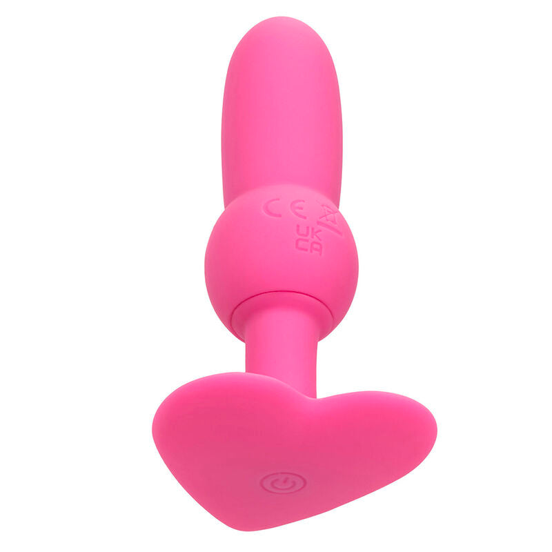CALEXOTICS - FIRST TIME PLUG ANALE SONDA PERLINE 10 VIBRAZIONI ROSA - CALEXOTICS | Lingerie Harness Boutique
