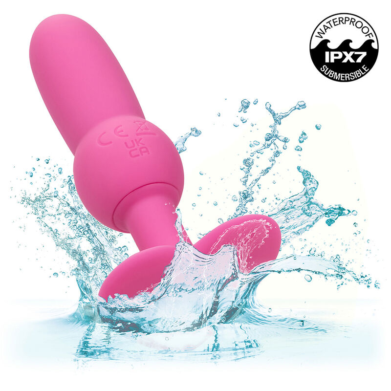 CALEXOTICS - FIRST TIME PLUG ANALE SONDA PERLINE 10 VIBRAZIONI ROSA - CALEXOTICS | Lingerie Harness Boutique