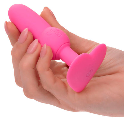 CALEXOTICS - FIRST TIME PLUG ANALE SONDA PERLINE 10 VIBRAZIONI ROSA - CALEXOTICS | Lingerie Harness Boutique