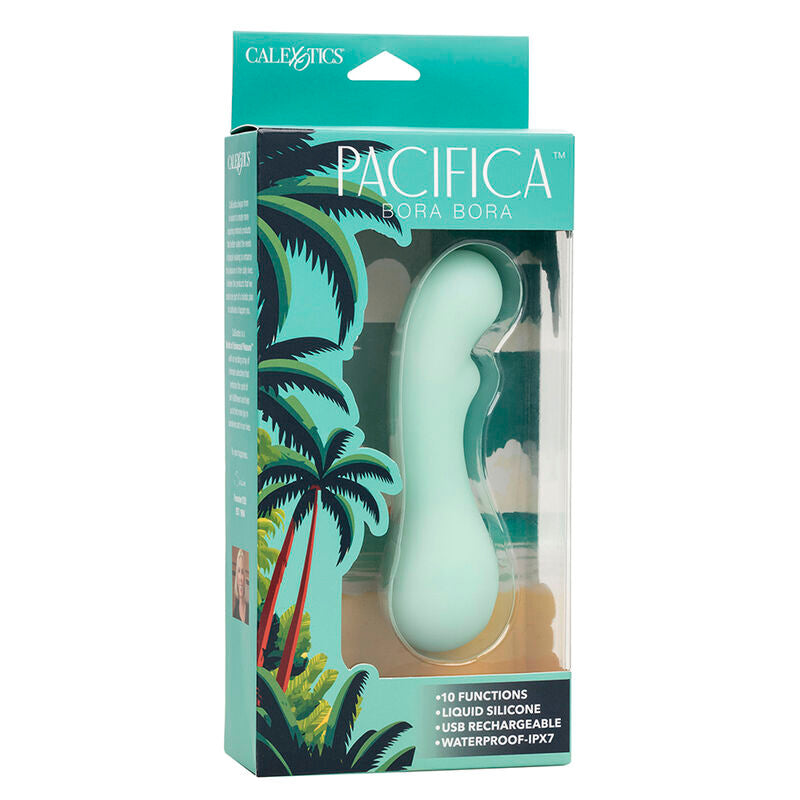 CALEXOTICS - PACIFICA BORA BORA STIMOLATORE PUNTO G 10 VIBRAZIONI AQUA - CALEXOTICS | Lingerie Harness Boutique