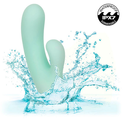 CALEXOTICS - PACIFICA FIJI VIBRATORE E STIMOLATORE PUNTO G 10 VIBRAZIONI AQUA - CALEXOTICS | Lingerie Harness Boutique