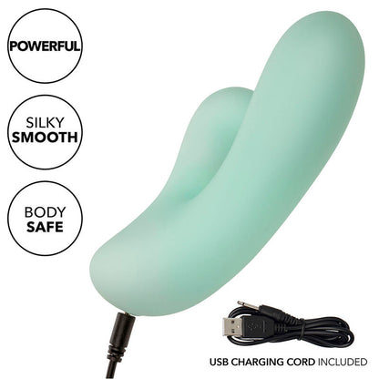 CALEXOTICS - PACIFICA FIJI VIBRATORE E STIMOLATORE PUNTO G 10 VIBRAZIONI AQUA - CALEXOTICS | Lingerie Harness Boutique