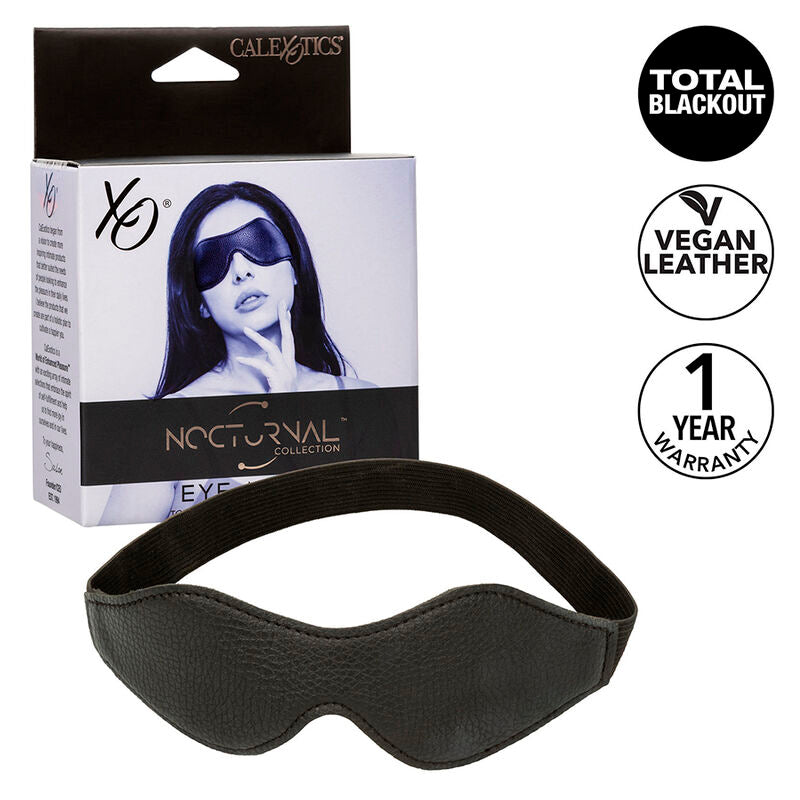CALEXOTICS - NOCTURNAL MASCHERA IN PVC PELLE NERA - CALEXOTICS | Lingerie Harness Boutique