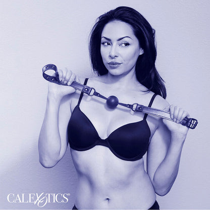 CALEXOTICS - NOCTURNAL BALL GAG SILICONE NERO - CALEXOTICS | Lingerie Harness Boutique