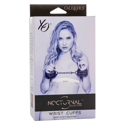 CALEXOTICS - NOCTURNAL MANICHETTE DA POLSO IN PELLE REGOLABILI NERE - CALEXOTICS | Lingerie Harness Boutique