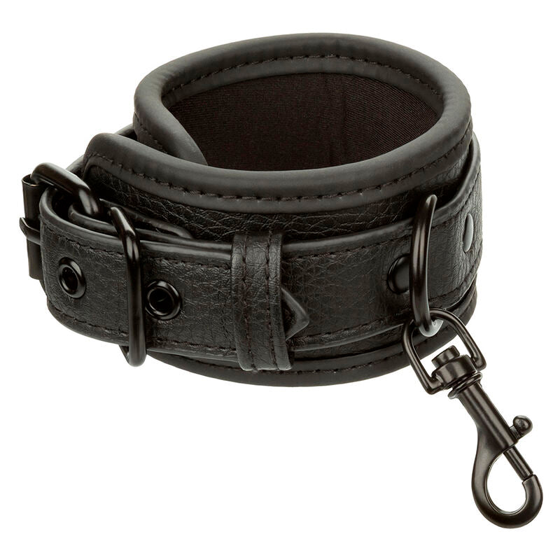 CALEXOTICS - NOCTURNAL MANICHETTE DA POLSO IN PELLE REGOLABILI NERE - CALEXOTICS | Lingerie Harness Boutique