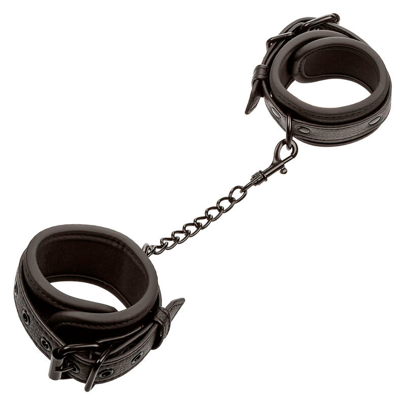 CALEXOTICS - NOCTURNAL MANICHETTE DA POLSO IN PELLE REGOLABILI NERE - CALEXOTICS | Lingerie Harness Boutique