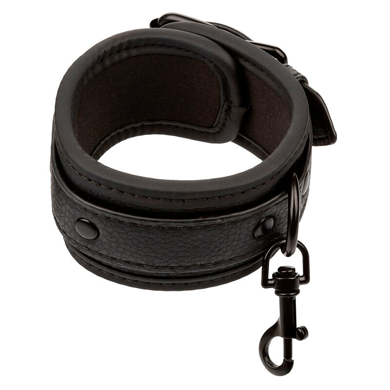 CALEXOTICS - NOCTURNAL CAVIGLIERE IN PELLE REGOLABILI NERE - CALEXOTICS | Lingerie Harness Boutique