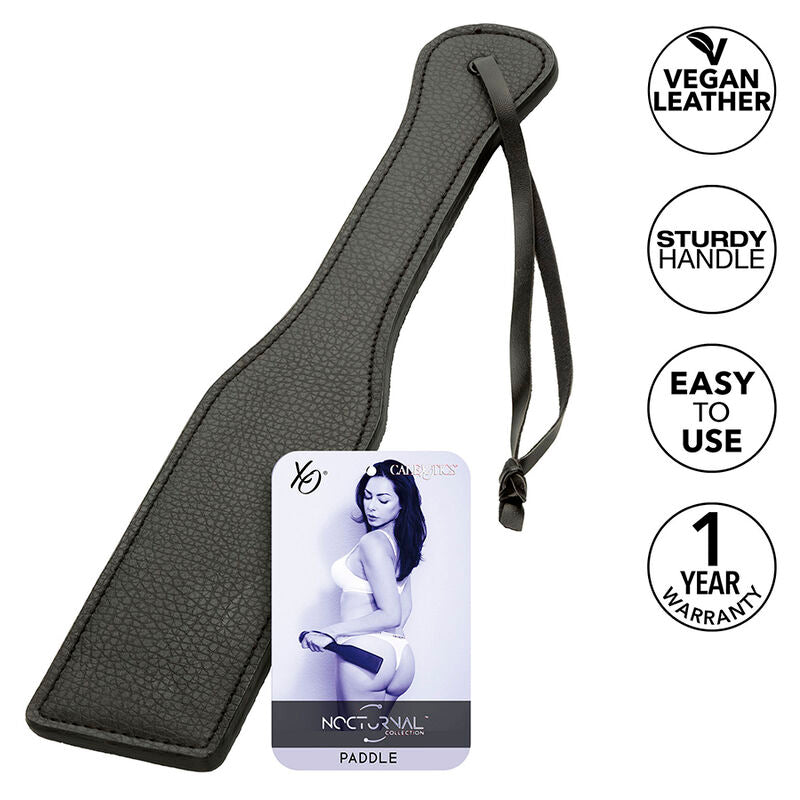 CALEXOTICS - NOCTURNAL PELLE PADDLE NERA - CALEXOTICS | Lingerie Harness Boutique