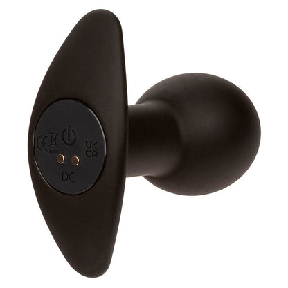 CALEXOTICS - ROCK BOTTOM ANAL PLUG 10 VIBRAZIONI SILICONE NERO - CALEXOTICS | Lingerie Harness Boutique
