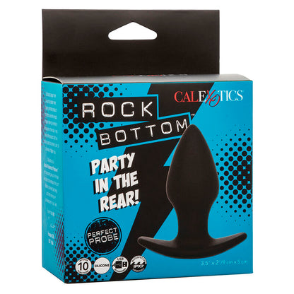 CALEXOTICS - ROCK BOTTOM PERFECT ANAL PLUG 10 VIBRAZIONI SILICONE NERO - CALEXOTICS | Lingerie Harness Boutique