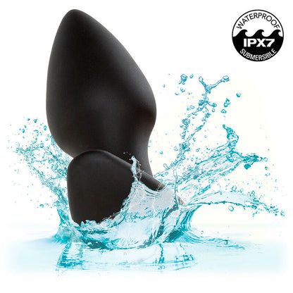 CALEXOTICS - ROCK BOTTOM PERFECT ANAL PLUG 10 VIBRAZIONI SILICONE NERO - CALEXOTICS | Lingerie Harness Boutique