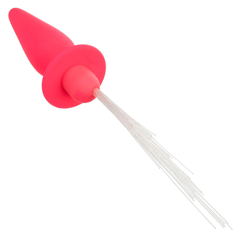 CALEXOTICS - SOUTHERN LIGHTS LIGHT UP PLUG ANALE 10 VIBRAZIONI SILICONE ROSA - CALEXOTICS | Lingerie Harness Boutique