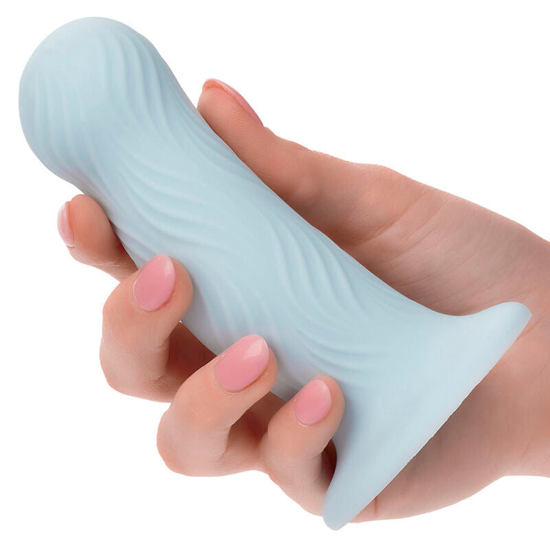 CALEXOTICS - WAVE RIDER FOAM ANAL PLUG BLU - CALEXOTICS | Lingerie Harness Boutique