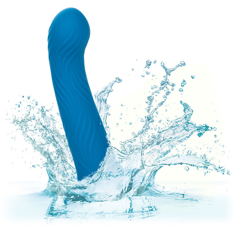 CALEXOTICS - WAVE RIDER RIPPLE ANAL PLUG BLU - CALEXOTICS | Lingerie Harness Boutique