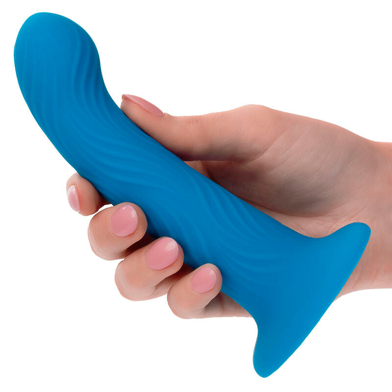 CALEXOTICS - WAVE RIDER RIPPLE ANAL PLUG BLU - CALEXOTICS | Lingerie Harness Boutique