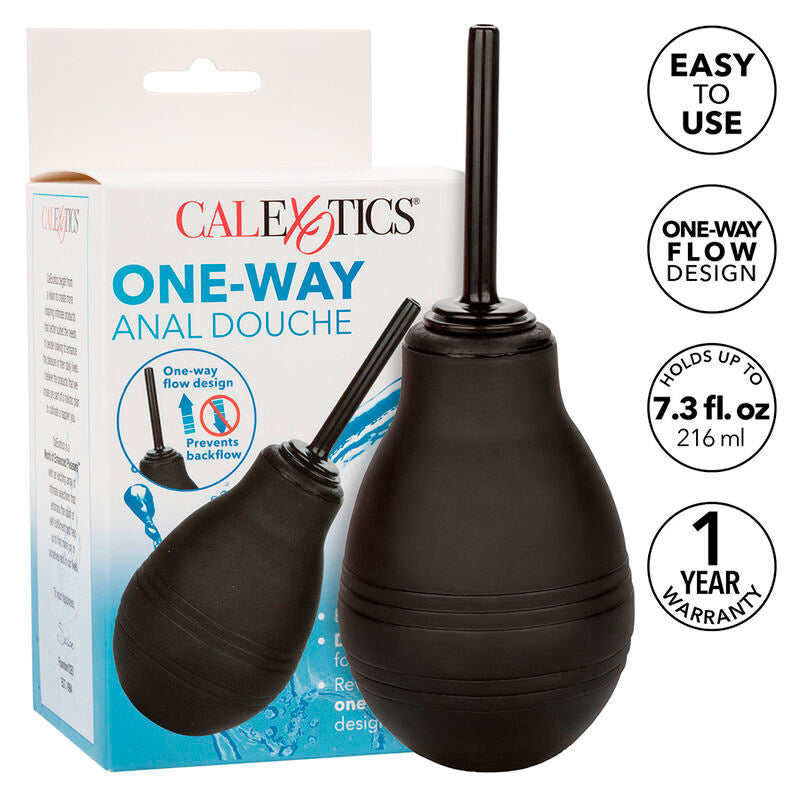 CALEXOTICS - ONE WAY DOCCIA ANALE NERA - CALEXOTICS | Lingerie Harness Boutique