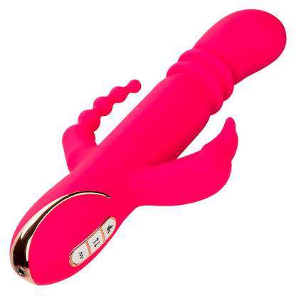 CALEXOTICS - JACK FANTASY VIBRATORE TRIPLO RISCALDATO ROSA CONIGLIO - CALEXOTICS | Lingerie Harness Boutique