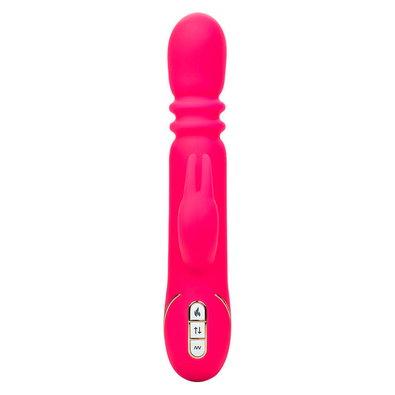 CALEXOTICS - JACK FANTASY VIBRATORE TRIPLO RISCALDATO ROSA CONIGLIO - CALEXOTICS | Lingerie Harness Boutique
