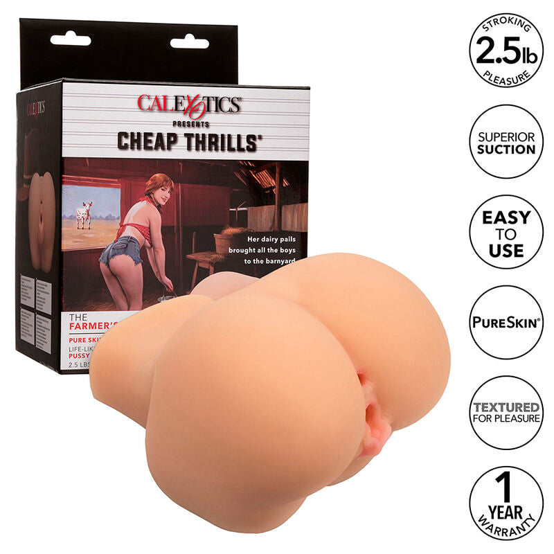 CALEXOTICS - LA FIGLIA DEL CONTADINO DOPPIO MASTURBATORE REALISTICO CARNE - CALEXOTICS | Lingerie Harness Boutique