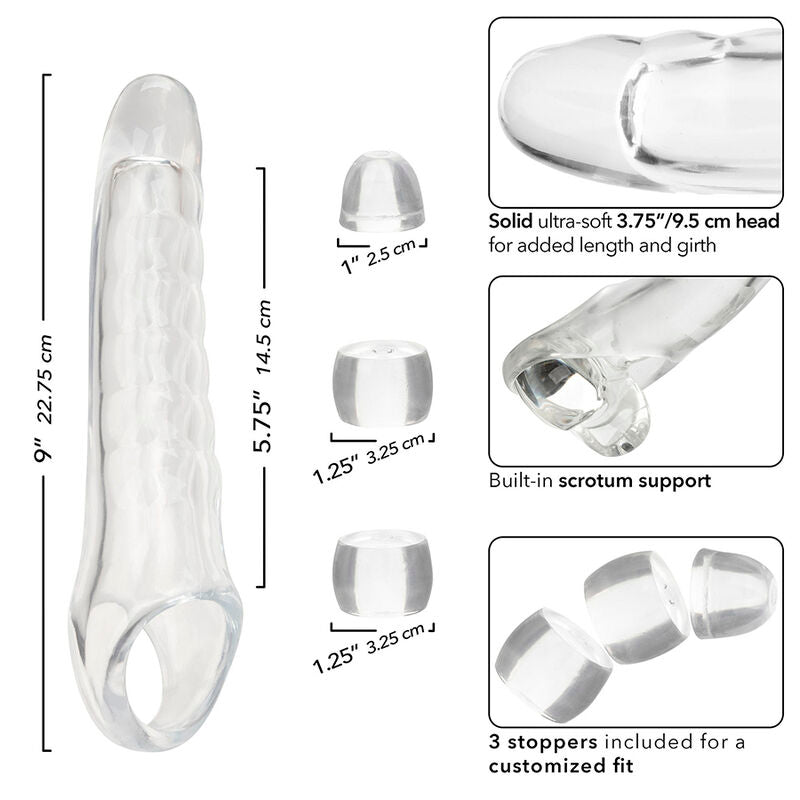 CALEXOTICS - MAXX ESTENSORE PER PENE REGOLABILE TRASPARENTE - CALEXOTICS | Lingerie Harness Boutique