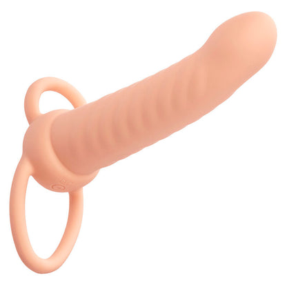 CALEXOTICS - MAXX RIBBED DUAL PENETRATOR 10 VIBRAZIONI CARNE - CALEXOTICS | Lingerie Harness Boutique