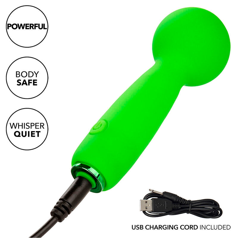 CALEXOTICS - NEON VIBES BUBBLY VIBE IL MINI MASSAGGIATORE 10 VIBRAZIONI VERDE - CALEXOTICS | Lingerie Harness Boutique