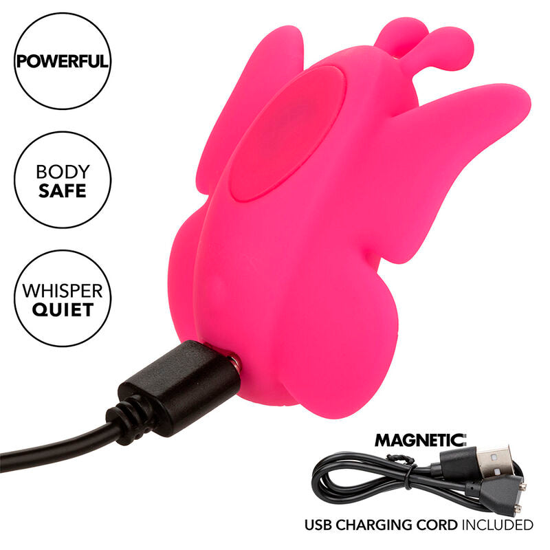 CALEXOTICS - NEON VIBES FLUTTER VIBE STIMOLATORE 10 VIBRAZIONI ROSA - CALEXOTICS | Lingerie Harness Boutique