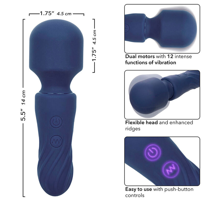 CALEXOTICS - CHARISMA CHARM MASSAGGIATORE 12 FUNZIONI VIOLA - CALEXOTICS | Lingerie Harness Boutique