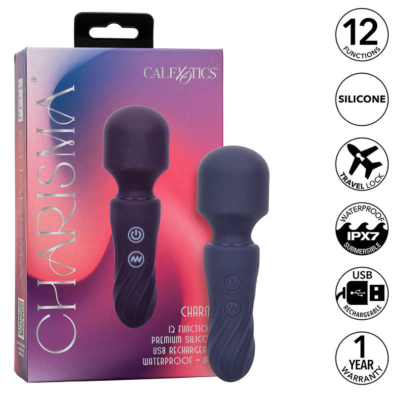 CALEXOTICS - CHARISMA CHARM MASSAGGIATORE 12 FUNZIONI VIOLA - CALEXOTICS | Lingerie Harness Boutique