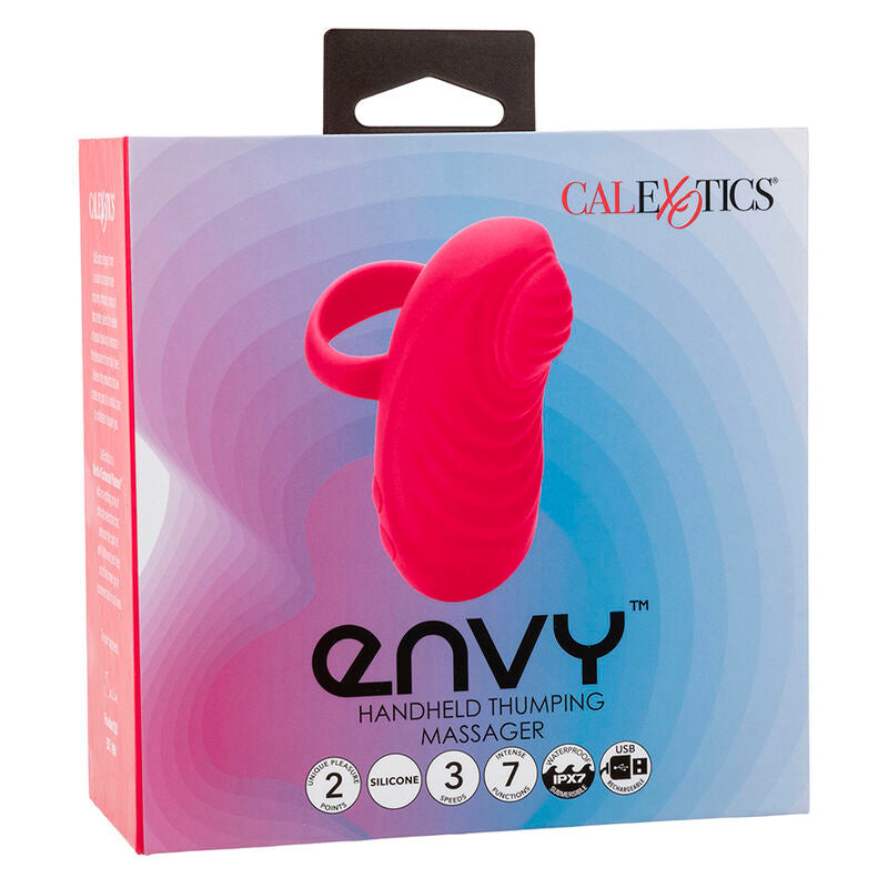 CALEXOTICS - ENVY MASSAGGIATORE PALLA ROTANTE PORTATILE 7 VIBRAZIONI ROSA - CALEXOTICS | Lingerie Harness Boutique