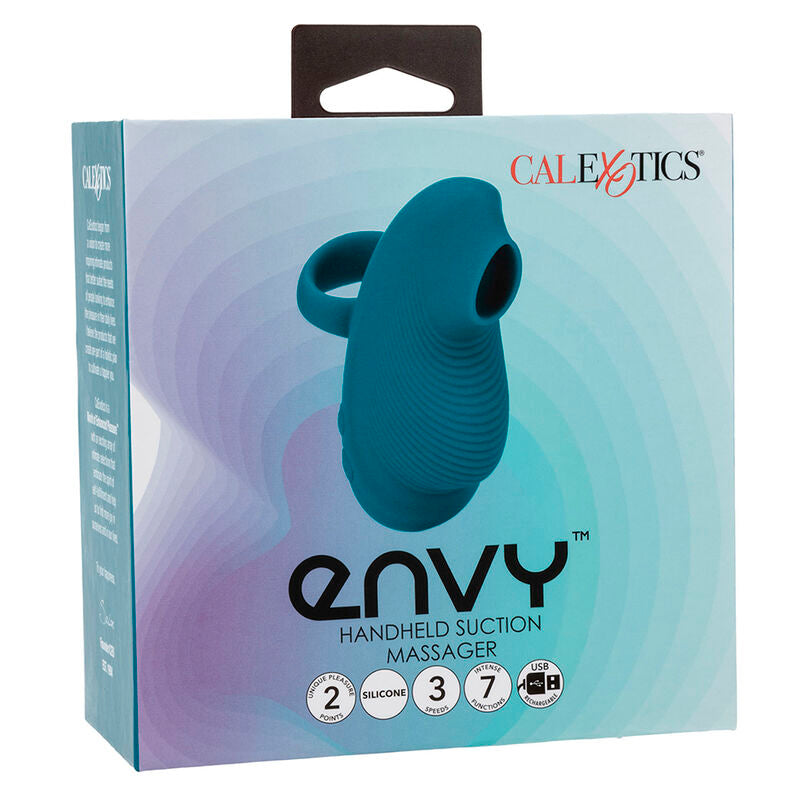 CALEXOTICS - ENVY MASSAGGIATORE PALLA ROTANTE PORTATILE 7 VIBRAZIONI BLU - CALEXOTICS | Lingerie Harness Boutique