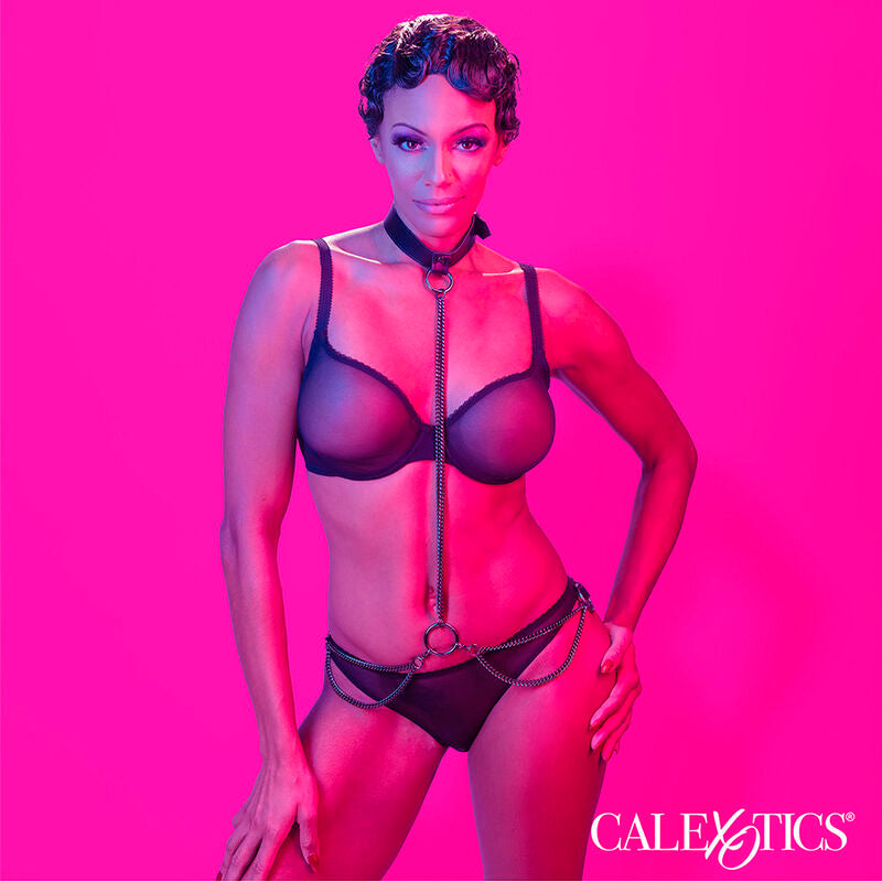 CALEXOTICS - EUPHORIA COLLARE A CATENA E GUINZAGLIO - CALEXOTICS | Lingerie Harness Boutique