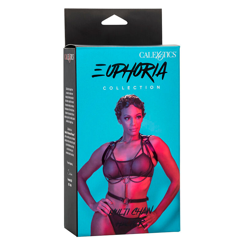 CALEXOTICS - EUPHORIA MULTICHAIN HALTER HARNESS PREMIUM - CALEXOTICS | Lingerie Harness Boutique