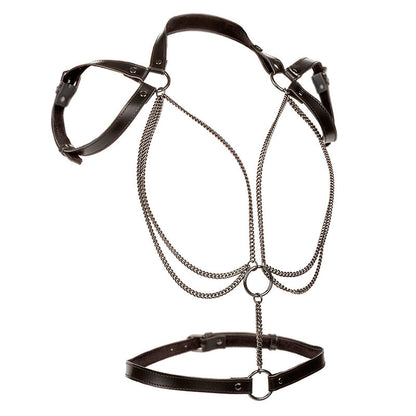 CALEXOTICS - EUPHORIA MULTICHAIN HALTER HARNESS PREMIUM - CALEXOTICS | Lingerie Harness Boutique