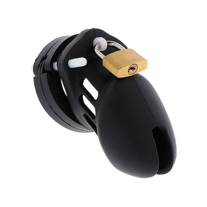 HIDDEN DESIRE - EXTREME GABBIA PER CAZZO IN SILICONE TAGLIA S NERA - HIDDEN DESIRE | Lingerie Harness Boutique