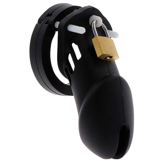 HIDDEN DESIRE - EXTREME GABBIA PER CAZZO IN SILICONE TAGLIA L NERA - HIDDEN DESIRE | Lingerie Harness Boutique