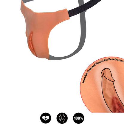 HIDDEN DESIRE - ALTER EGO VAGINA APERTA REGOLABILE PERSONA CARNE - HIDDEN DESIRE | Lingerie Harness Boutique