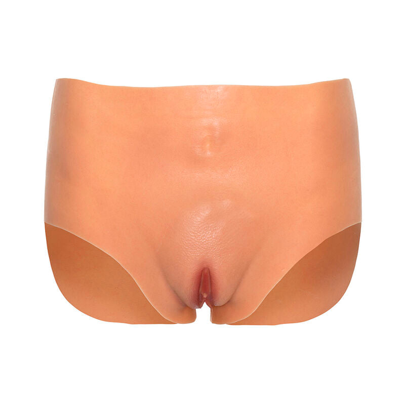 HIDDEN DESIRE - ALTER EGO VAGINA APERTA SLIP VITA ALTA CARNE - HIDDEN DESIRE | Lingerie Harness Boutique