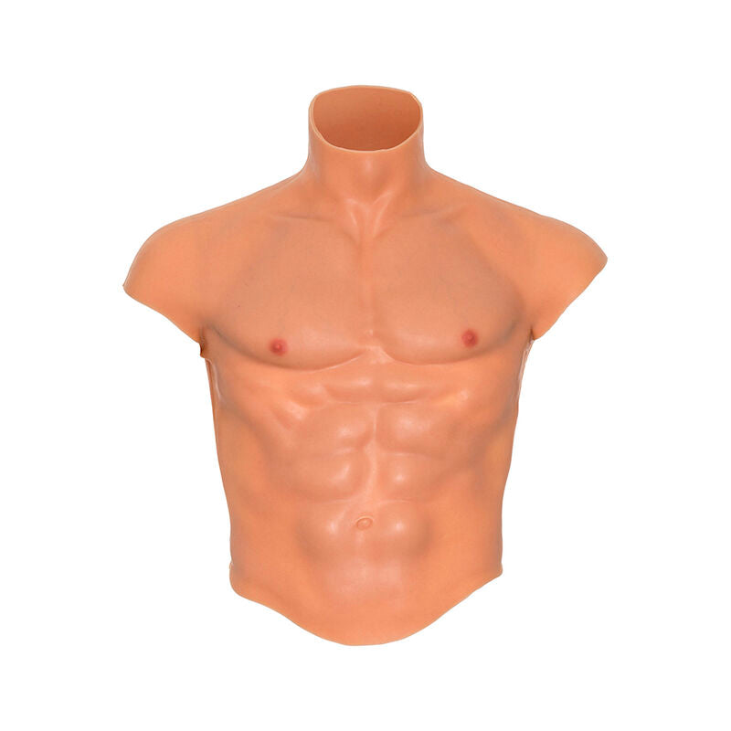HIDDEN DESIRE - ALTER EGO SILICONE TORSO MASCHILE CAMICIA CON ABS FLESH - HIDDEN DESIRE | Lingerie Harness Boutique