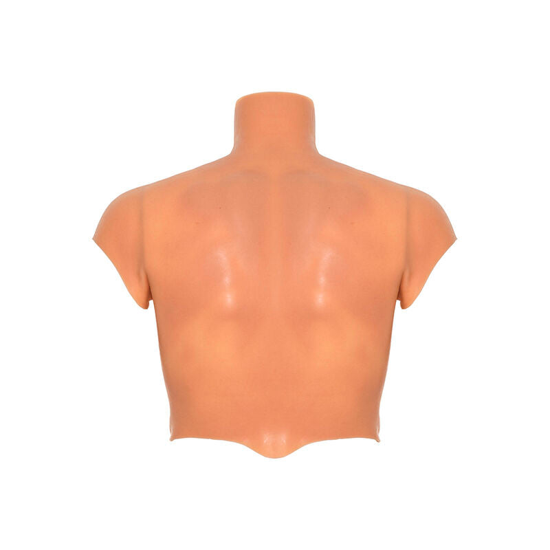 HIDDEN DESIRE - ALTER EGO SILICONE TORSO MASCHILE CAMICIA CON ABS FLESH - HIDDEN DESIRE | Lingerie Harness Boutique