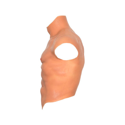 HIDDEN DESIRE - ALTER EGO SILICONE TORSO MASCHILE CAMICIA CON ABS FLESH - HIDDEN DESIRE | Lingerie Harness Boutique